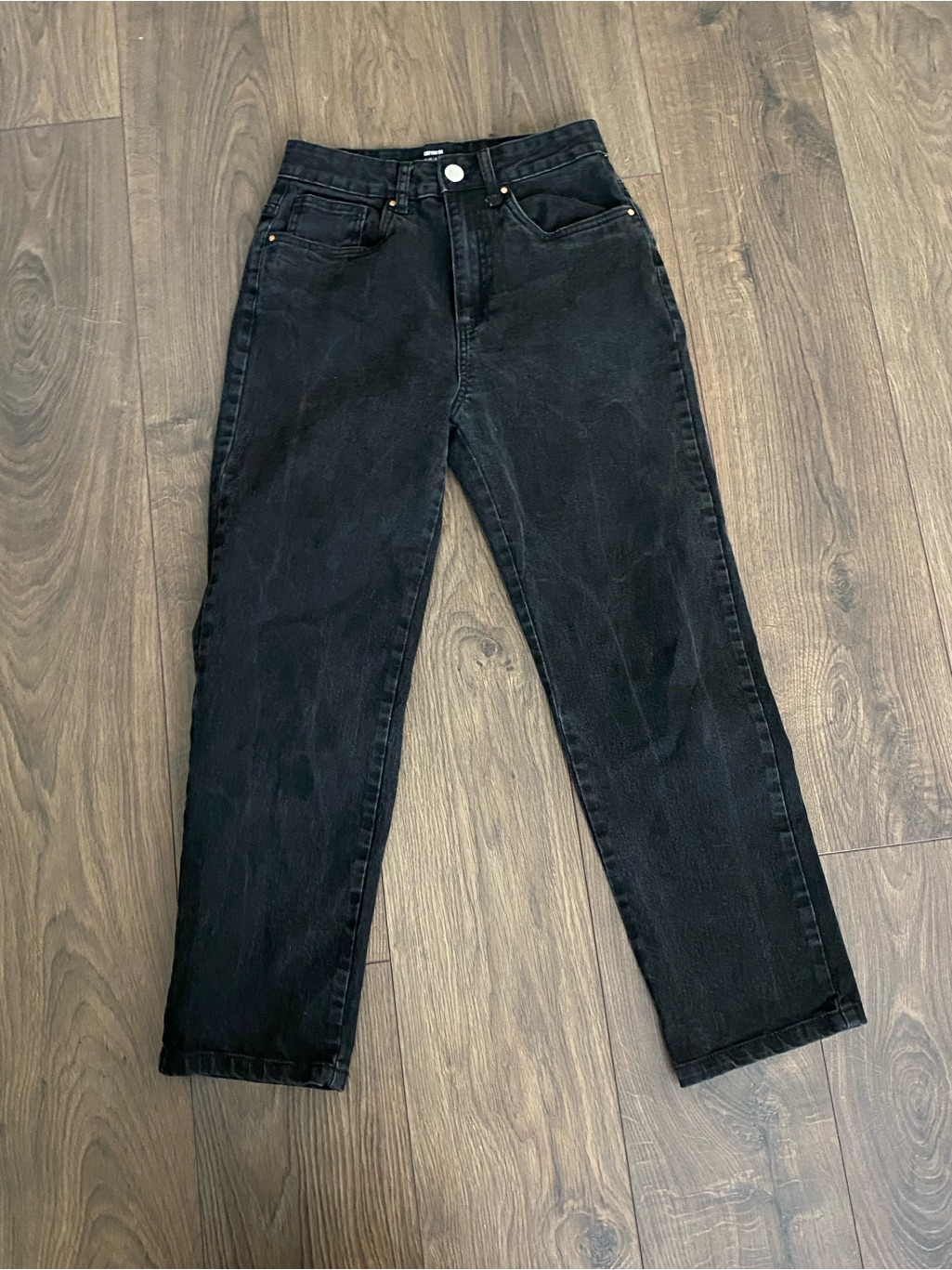 Cotton On Black Straight Leg Denim Jeans